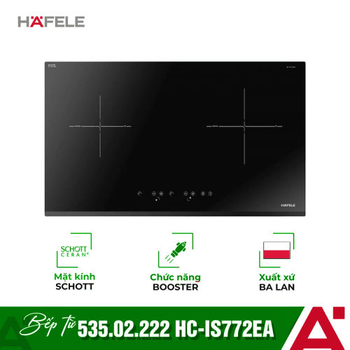 Bếp từ 2 vùng nấu Hafele 535.02.222