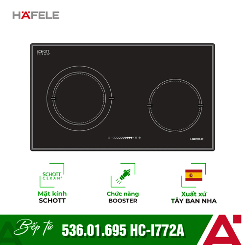 Bếp từ 2 vùng nấu Hafele HC-I772A 536.01.695