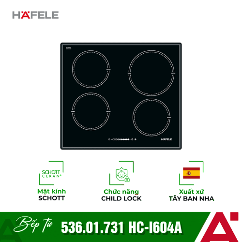 Bếp từ 4 vùng nấu Hafele HC-I604A 536.01.731