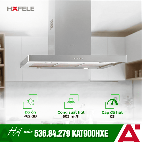 Máy hút mùi gắn tường 90cm Hafele Smeg KAT900HXE 536.84.279