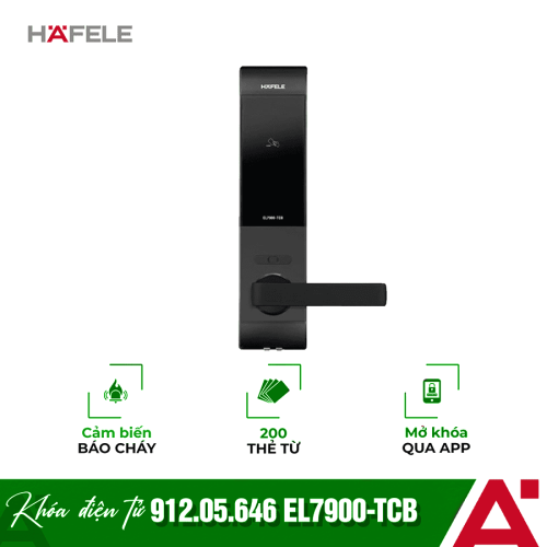 Khóa cửa điện tử Hafele EL7900-TCB 912.05.646