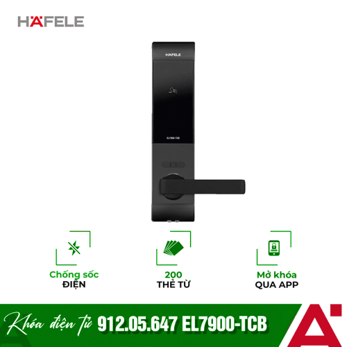 Khóa cửa điện tử Hafele EL7900-TCB 912.05.647