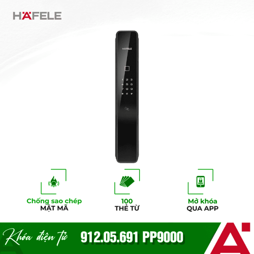 Khóa cửa điện tử Hafele PP9000 912.05.691