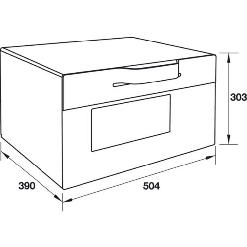 Lò vi sóng Hafele HM-F23A 539.30.180 3 Kích thước lò vi sóng Hafele HM-F23A 539.30.180
