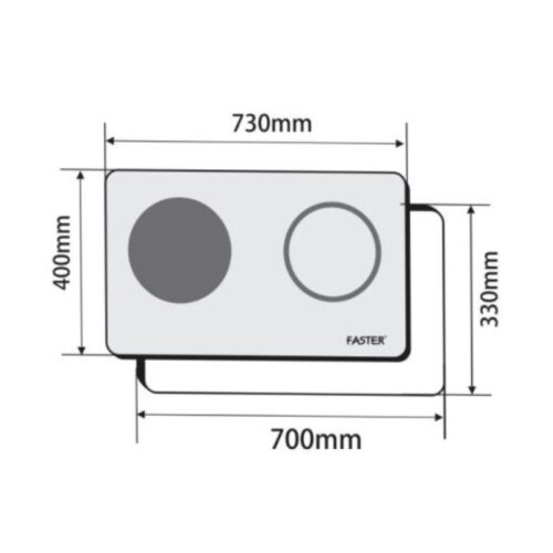 Bếp điện từ Faster FS MIX266 Made in Spain