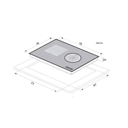 Kích thước của Bếp điện từ Spelier SPE-HC928 EG