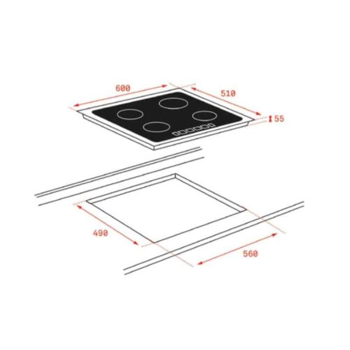 Kích thước Bếp Từ Teka IB 6315