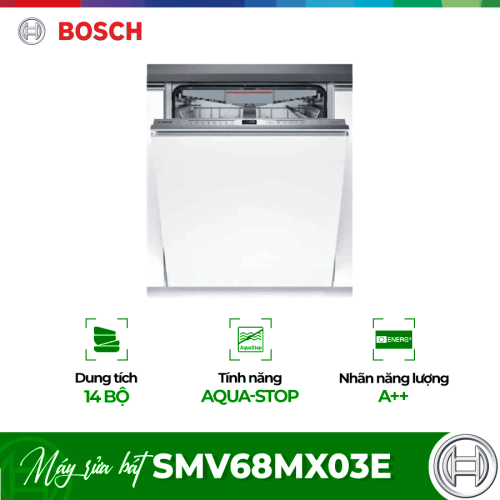 Máy rửa bát Bosch SMV68MX03E Seri 6
